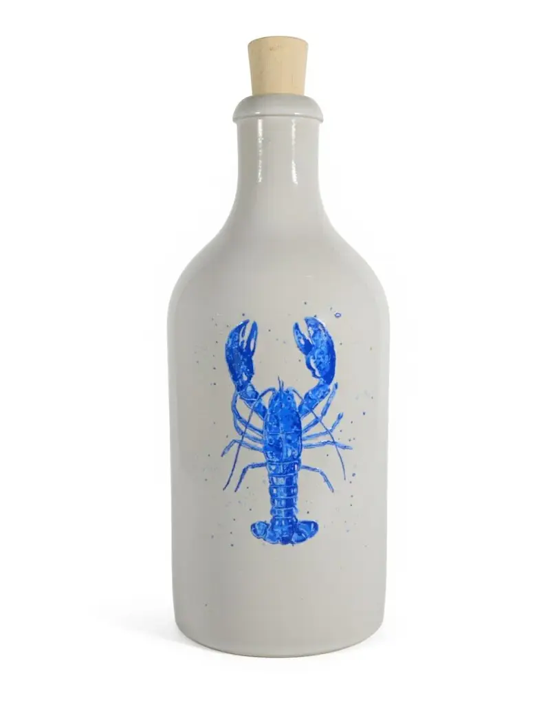 Oliefles kreeft blauw