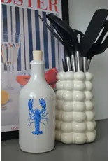 Oliefles kreeft blauw