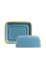 Tranquillo botervloot blauw/geel