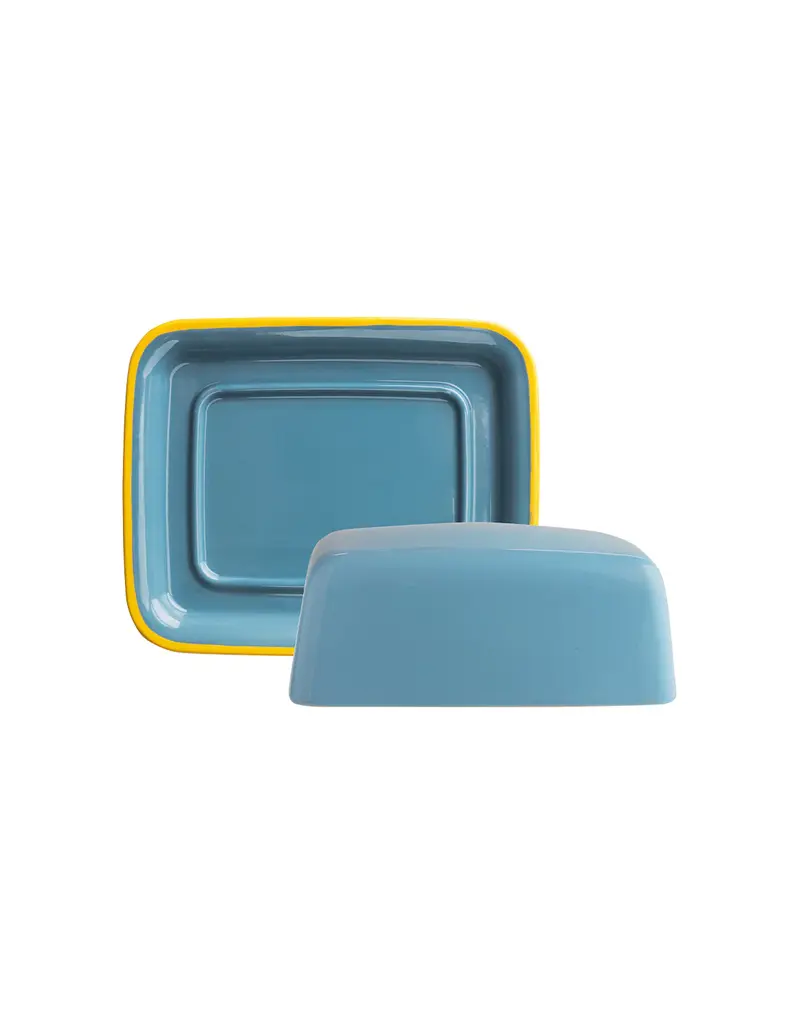 Tranquillo botervloot blauw/geel