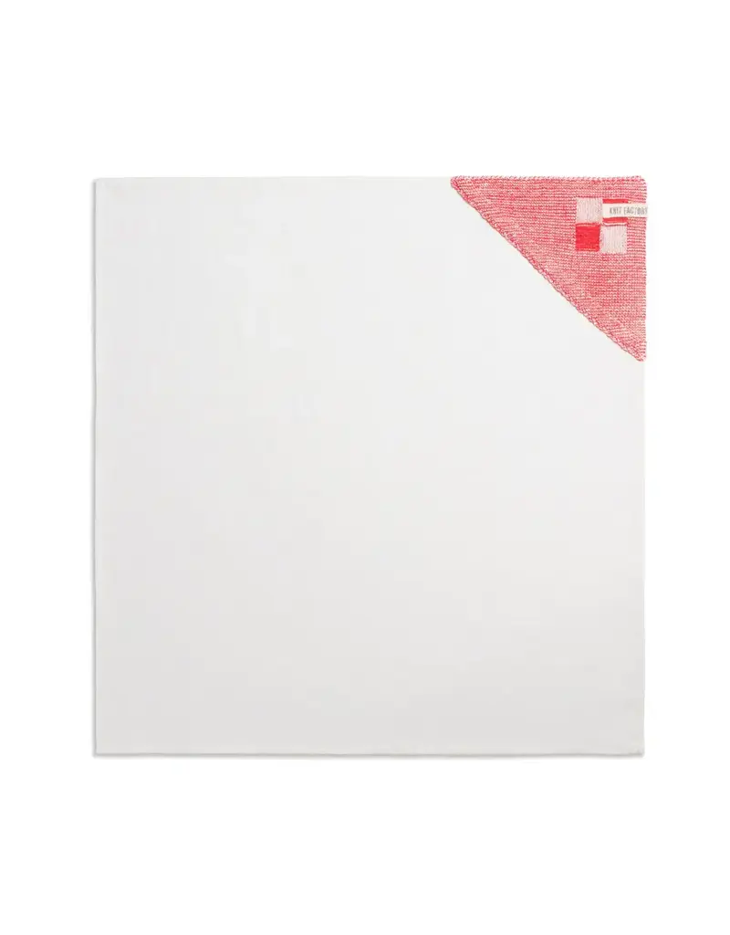 Knit factory theedoek ROOD