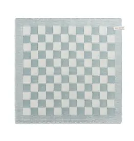 Keukendoek Ecru / Stone green