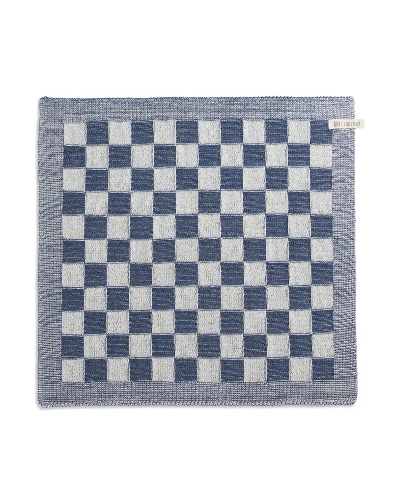 Keukendoek ecru/jeans