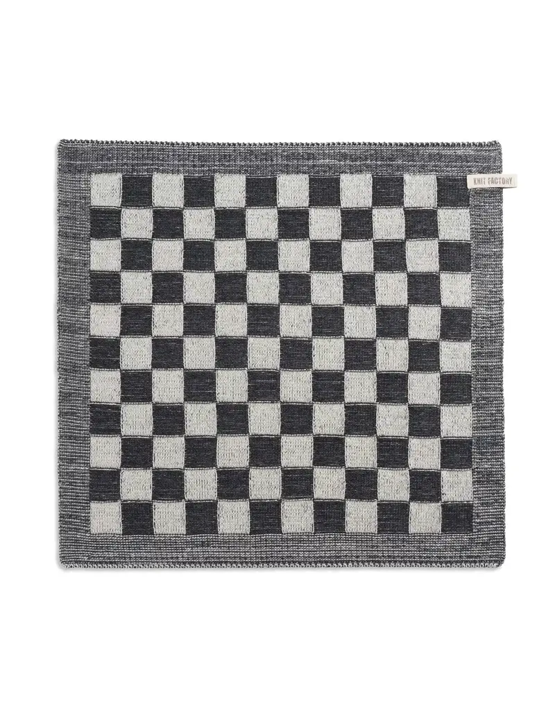 Keukendoek ecru/zwart