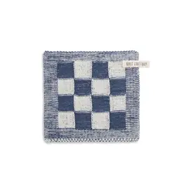 Pannenlap ecru/jeans