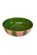 TIERRA COCIDA MIDDELRASP STRIPES PINK/GREEN
