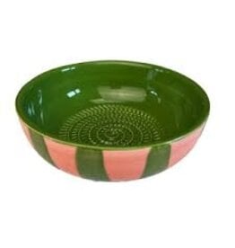 TIERRA COCIDA MIDDELRASP STRIPES PINK/GREEN
