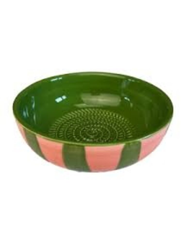 TIERRA COCIDA MIDDELRASP STRIPES PINK/GREEN