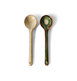 HKLIVING 70's Ceramics Serving spoons HILLS