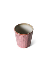 HKLIVING 70'S COFFEE MUG RHUBARB