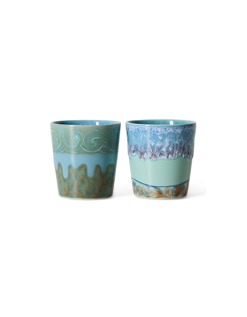 HKLIVING HK Van Gogh coffee mugs set of 2 SELF PORTRAIT