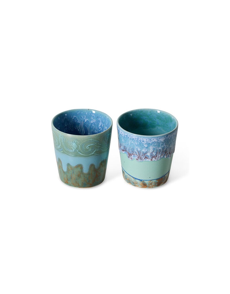 HKLIVING HK Van Gogh coffee mugs set of 2 SELF PORTRAIT