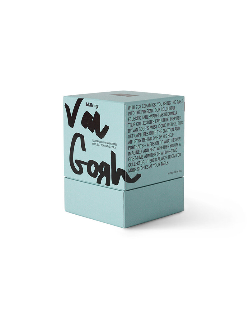 HK Van Gogh coffee mugs set of 2 SELF PORTRAIT