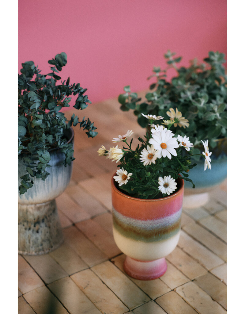 Retro flower pot ROSEFIELD