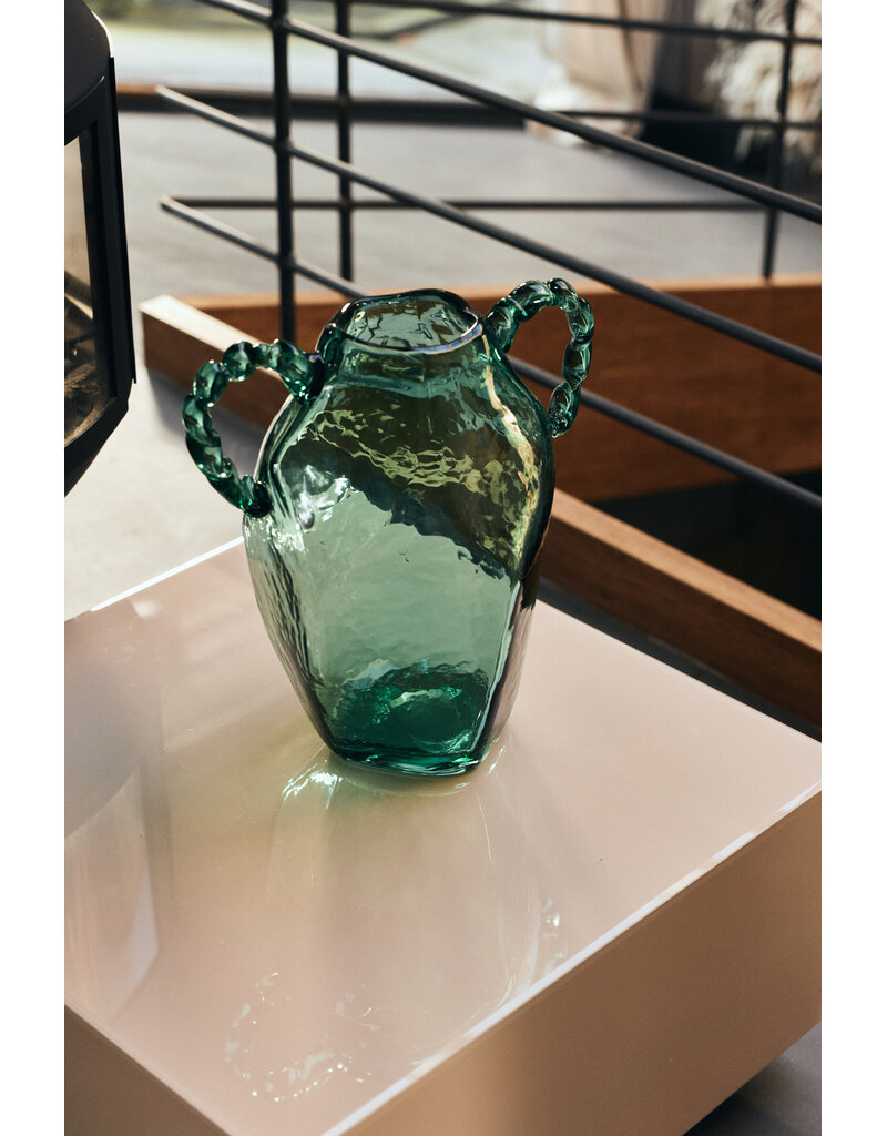 HKLIVING NIENKE SIKKEMA FOR HKLIVING GEMSTONE AMFORA VASE SAPPHIRE