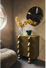 HKLIVING NIENKE SIKKEMA FOR HKLIVING GEMSTONE AMFORA VASE CRYSTAL