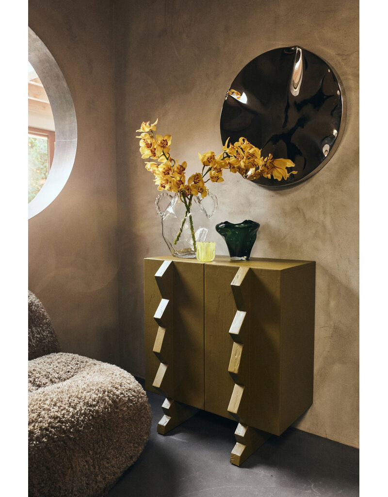 HKLIVING NIENKE SIKKEMA FOR HKLIVING GEMSTONE AMFORA VASE CRYSTAL