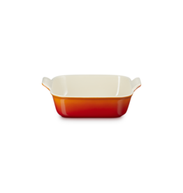 Le Creuset CREUSET OVENSCHAAL VIERKANT 23CM ORANEJEROOD