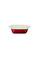 Le Creuset CREUSET OVENSCHAAL VIERKANT 23CM KERSENROOD