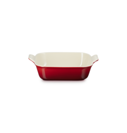 Le Creuset CREUSET OVENSCHAAL VIERKANT 23CM KERSENROOD