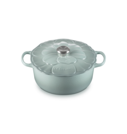 Le Creuset BRAAD/-STOOFPAN 26CM BLOESEM SEA SALT
