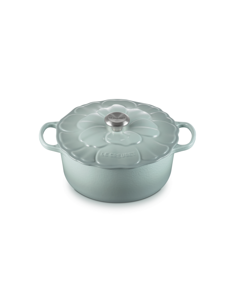 Le Creuset BRAAD/-STOOFPAN 26CM BLOESEM SEA SALT