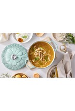 Le Creuset BRAAD/-STOOFPAN 26CM BLOESEM SEA SALT