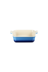 Le Creuset CREUSET OVENSCHAAL VIERKANT 23CM AZURE