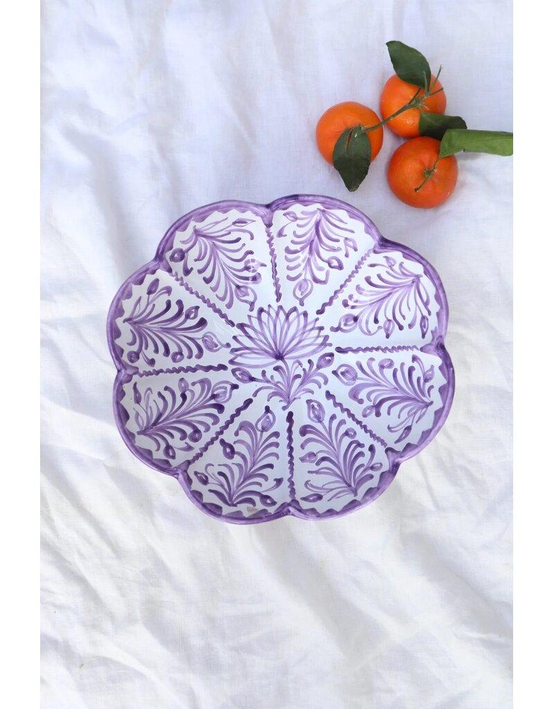 Lenta Living Lotus schaal paars
