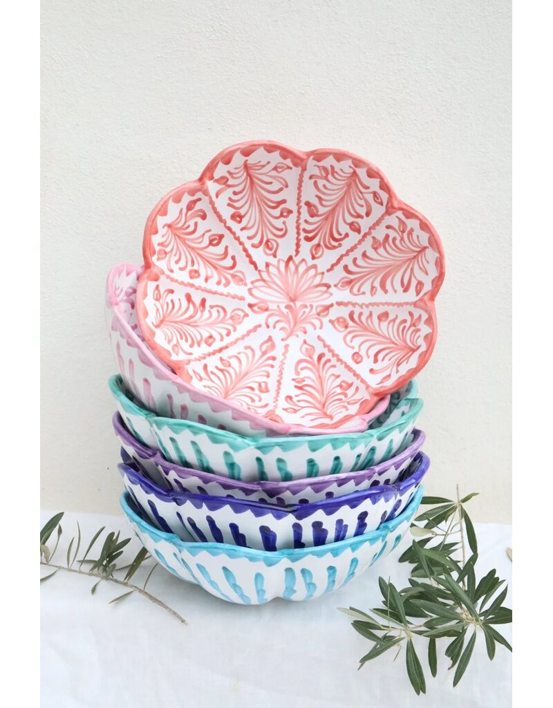 Lenta Living Lotus schaal paars