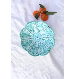 Lenta Living Lotus schaal turquoise
