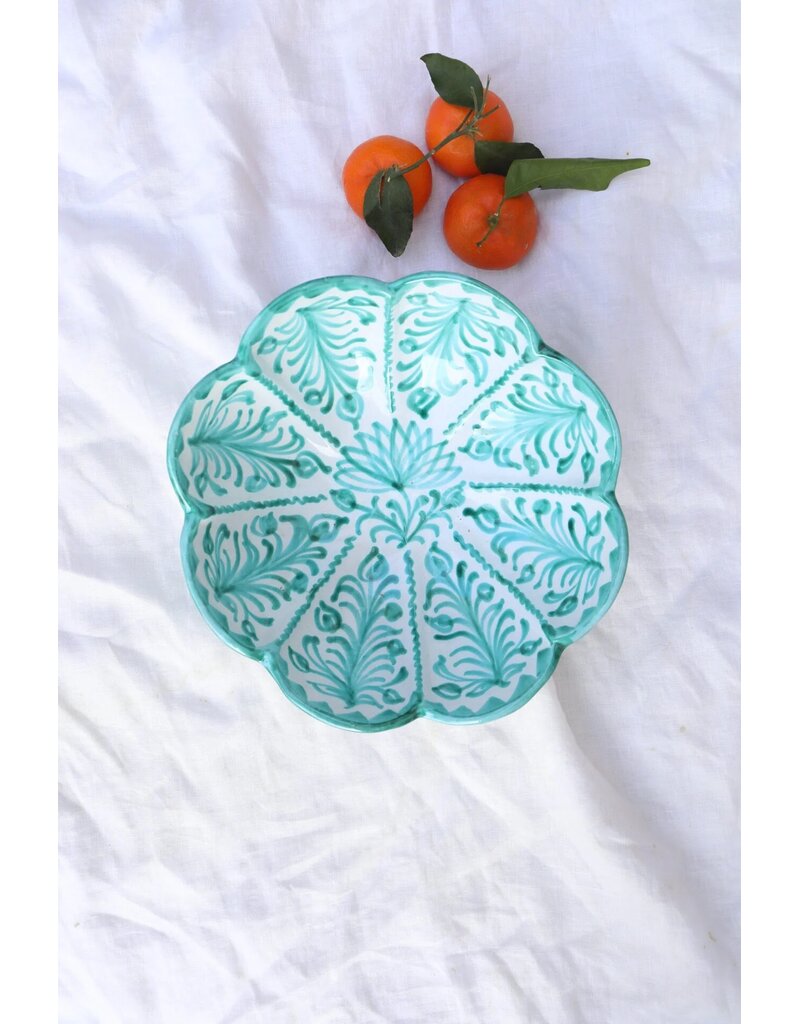 Lenta Living Lotus schaal turquoise