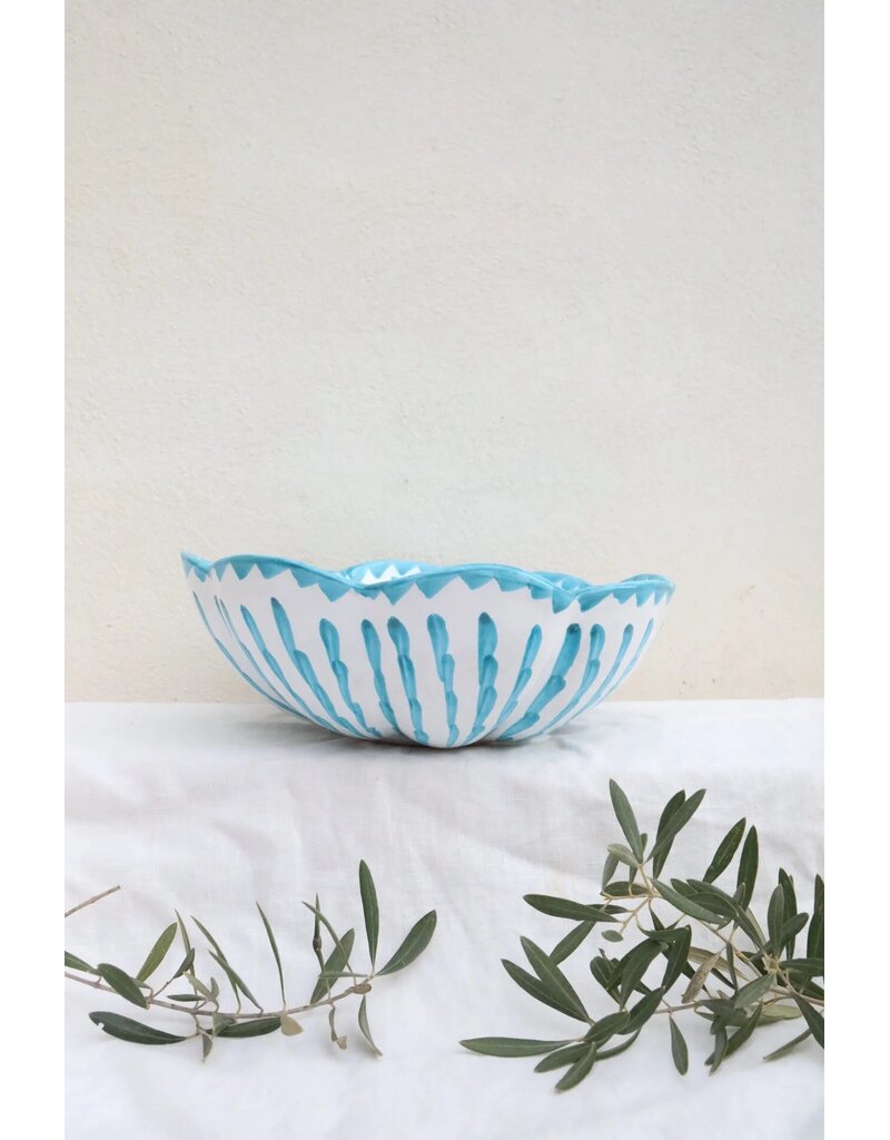 Lenta Living Lotus schaal turquoise