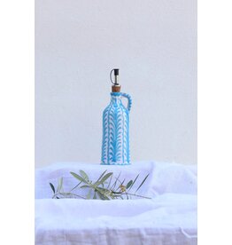 Lenta Living Olijfoliekan granada 400ml lichtblauw