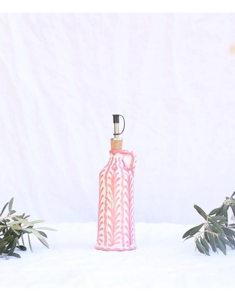 Lenta Living Olijfoliekan granada 400ml roze