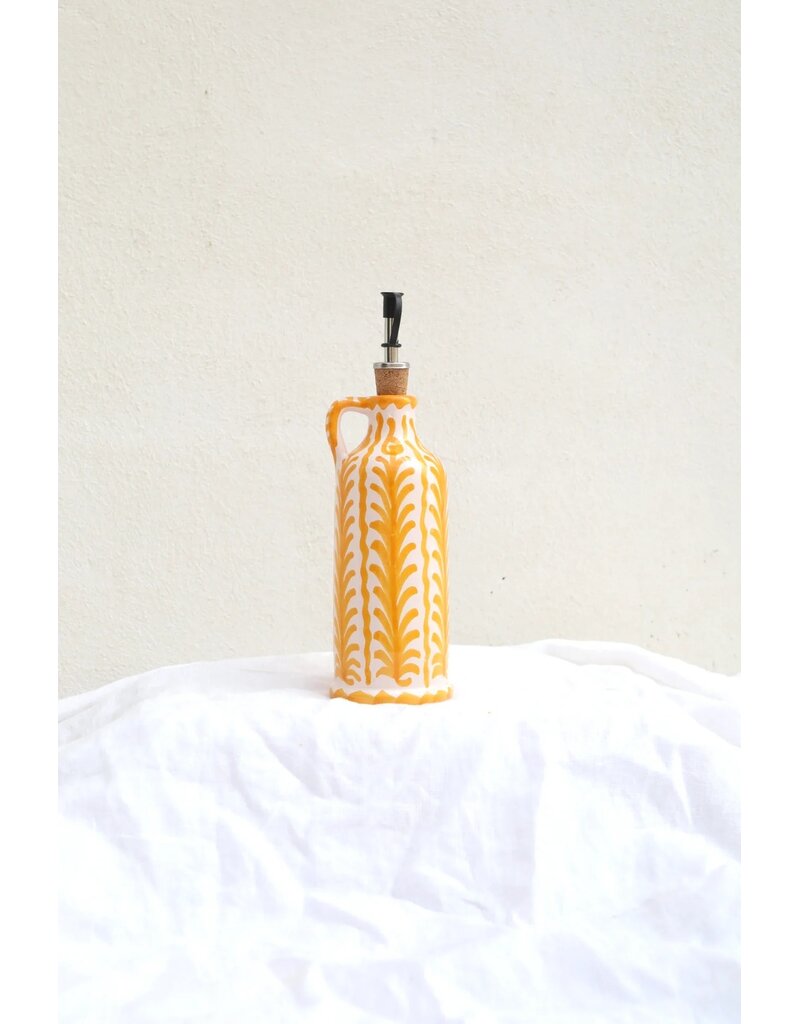 Lenta Living Olijfoliekan granada 400ml geel