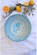 Lenta Living Fruit/saladeschaal 30cm granada lichtblauw