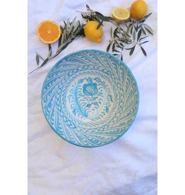 Lenta Living Fruit/saladeschaal 30cm granada lichtblauw