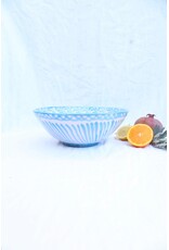Lenta Living Fruit/saladeschaal 30cm granada lichtblauw