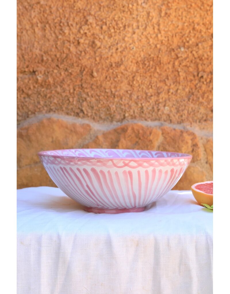 Lenta Living Fruit/saladeschaal 30cm granada roze