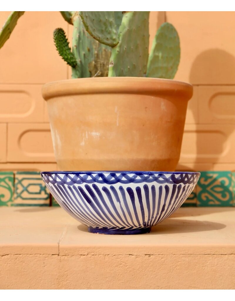Lenta Living Fruit/saladeschaal 30cm granada azul