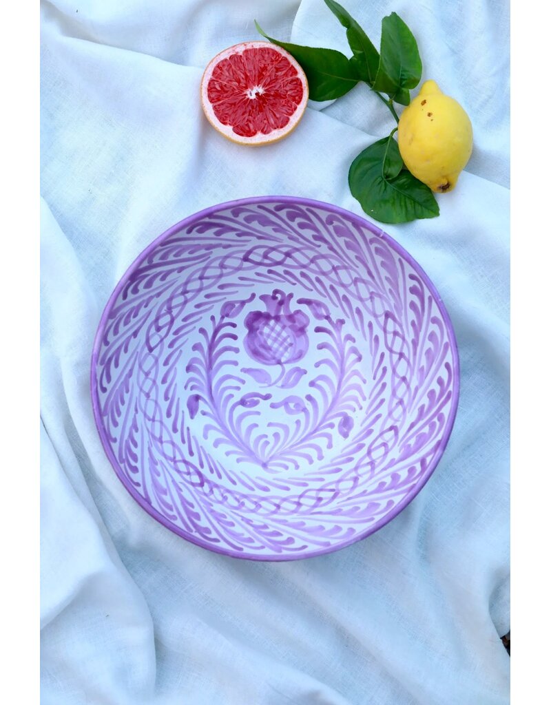 Lenta Living Fruit/saladeschaal 30cm granada lila