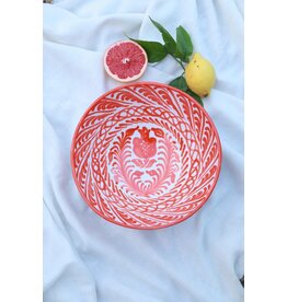 Lenta Living Fruit/saladeschaal 30cm granada naranja