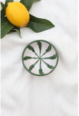 Lenta Living Tapas schaaltje 10cm stripe olive