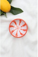 Lenta Living Tapas schaaltje 10cm stripe naranja