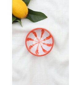 Lenta Living Tapas schaaltje 10cm stripe naranja
