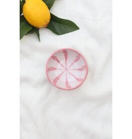 Lenta Living Tapas schaaltje 10cm stripe roze