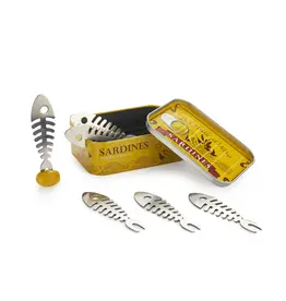 Snack vorkjes 6 stuks sardines