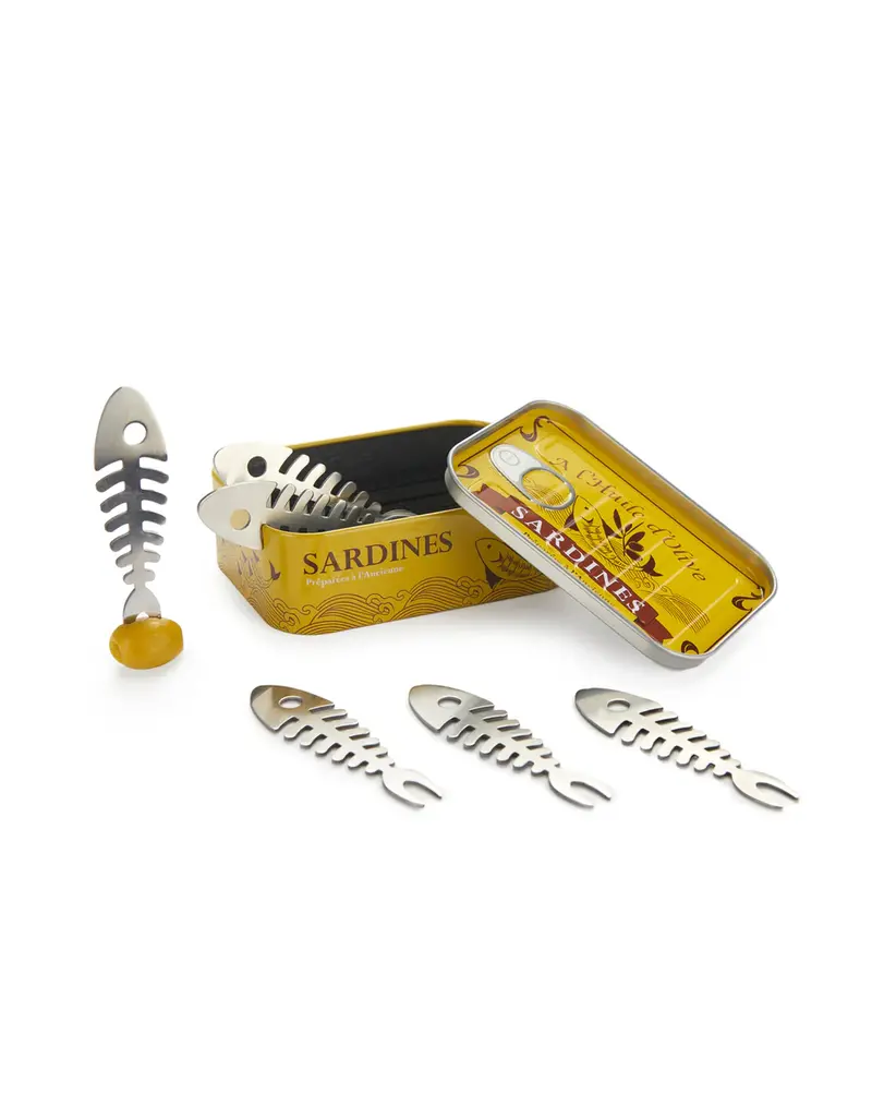 Snack vorkjes 6 stuks sardines