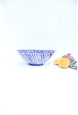 Lenta Living Fruit/saladeschaal 30 cm granada turquoise/blauw